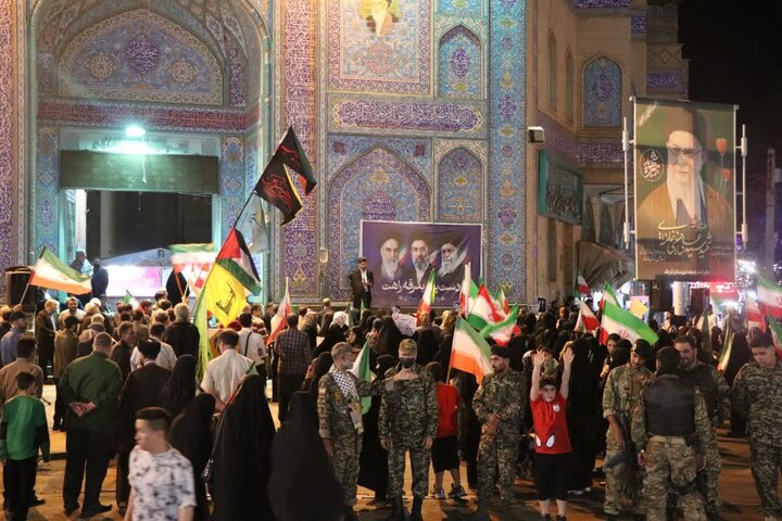 تصاویر/ هفتاد و یکمین اجتماع شبانه مردمی در قرچک