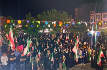 تصاویر/ شب هفتادم قرار مردم شهرستان بهارستان