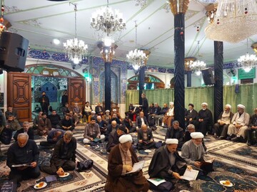 تصاویر/ بزرگداشت حجت الاسلام و المسلمین مداحی آملی در امامزاده ابراهیم (ع)