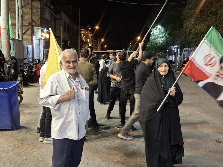 تصاویر/اجتماع بزرگ امت واحده زیر پرچم امام حسین(ع) درچهار راه امیریه کاشان