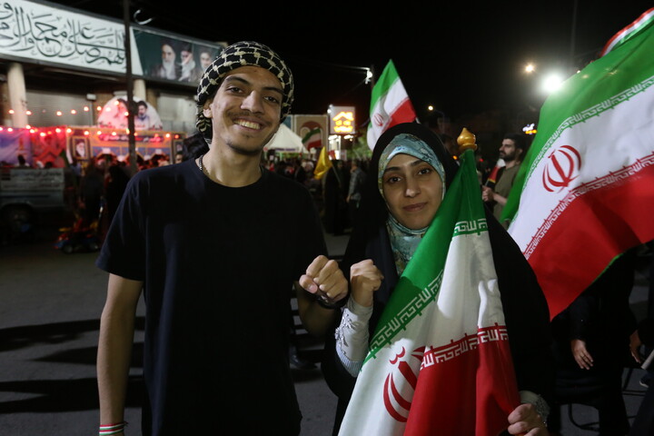 تصاویر/ هفتادمین شب حضورحماسی اصفهانی‌ها در خیابان‌ها و میدان‌های شهر