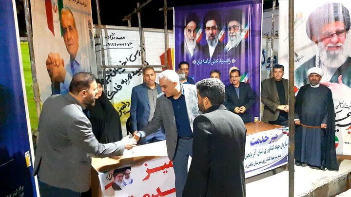 صاویر/ هفتادمین شب متوالی؛ تجمع حماسی مردم شهرستان شاهین دژ در حمایت از نظام و نیروهای مسلح