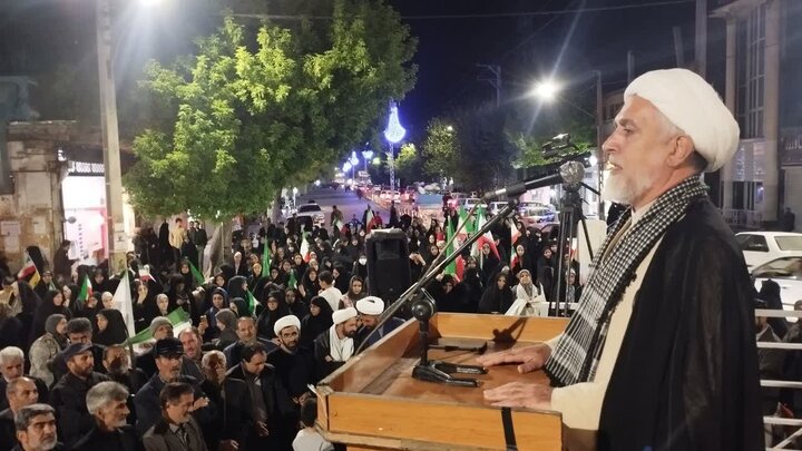 تصاویر/ هفتادمین اجتماع مردمی در میاندوآب با شعار خونخواهی رهبر شهید
