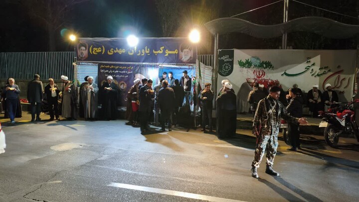 تصاویر/ موکب مدرسه علمیه ولیعصر (عج) تبریز