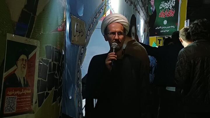تصاویر/ موکب مدرسه علمیه صادقیه تبریز