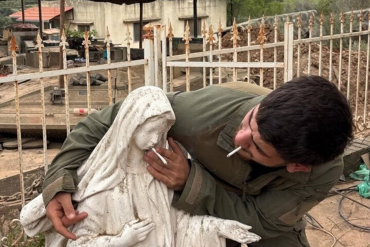 صہیونی فوجیوں کی مسیحی مقدسات کی توہین کا سلسلہ جاری