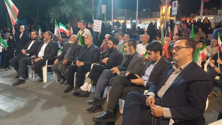 تصاویر/ روایتی از ایستادگی گرمساری‌ها در شب هفتادم