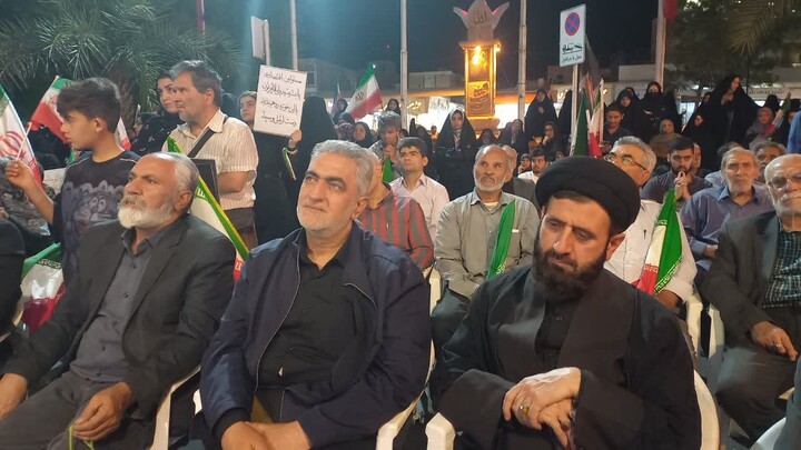 تصاویر/ روایتی از ایستادگی گرمساری‌ها در شب هفتادم