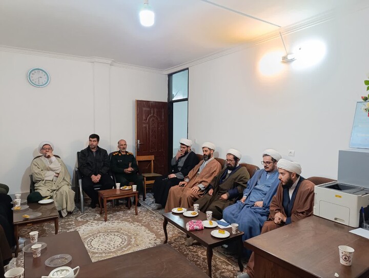 تصاویر / افتتاح دفتر بسیج طلاب و روحانیون شهرستان سراب با حضور مسئولان شهرستان