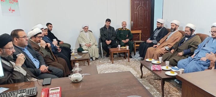 تصاویر / افتتاح دفتر بسیج طلاب و روحانیون شهرستان سراب با حضور مسئولان شهرستان