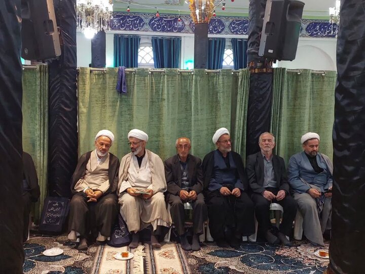 تصاویر/ بزرگداشت محقق برجسته آمل، حجت الاسلام و المسلمین مداحی آملی، در امامزاده ابراهیم (ع)