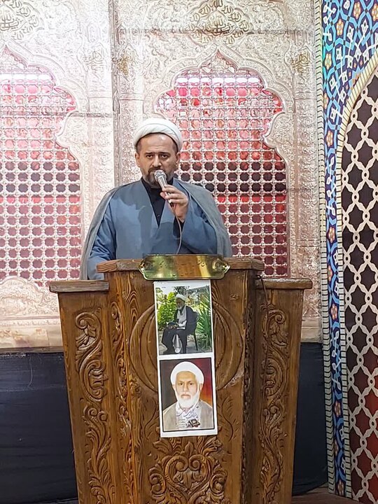 تصاویر/ بزرگداشت محقق برجسته آمل، حجت الاسلام و المسلمین مداحی آملی، در امامزاده ابراهیم (ع)