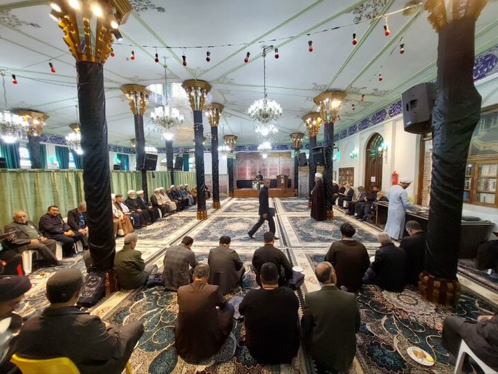تصاویر/ بزرگداشت محقق برجسته آمل، حجت الاسلام و المسلمین مداحی آملی، در امامزاده ابراهیم (ع)