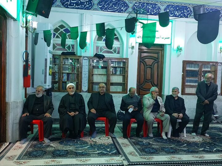 تصاویر/ بزرگداشت محقق برجسته آمل، حجت الاسلام و المسلمین مداحی آملی، در امامزاده ابراهیم (ع)