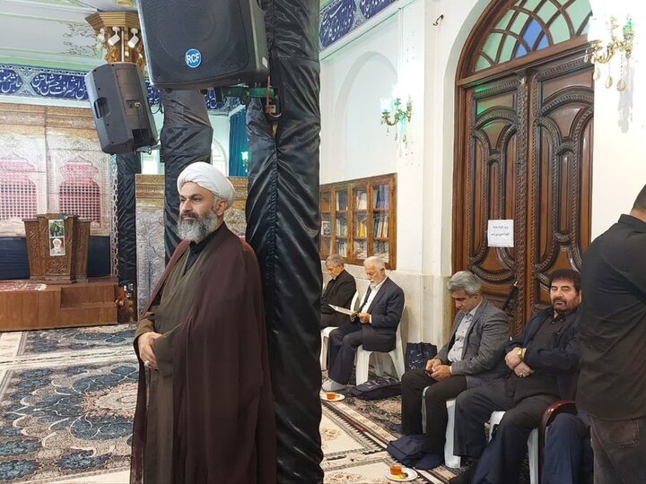 تصاویر/ بزرگداشت محقق برجسته آمل، حجت الاسلام و المسلمین مداحی آملی، در امامزاده ابراهیم (ع)