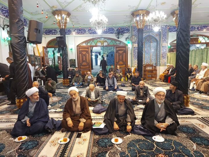 تصاویر/ بزرگداشت محقق برجسته آمل، حجت الاسلام و المسلمین مداحی آملی، در امامزاده ابراهیم (ع)