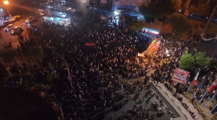 تصاویر/ هفتاد و دومین شب راهپیمایی مردمی  در قرچک