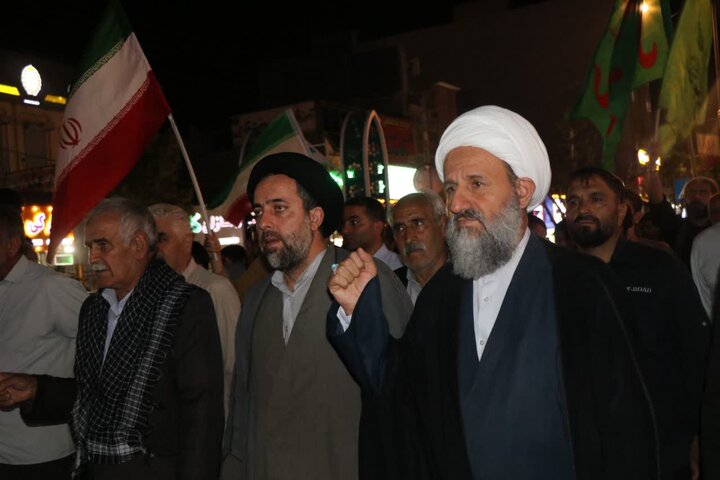 تصاویر/ هفتاد و دومین شب راهپیمایی مردمی  در قرچک