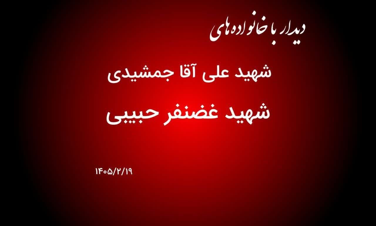 فیلم| دیدار با خانواده های شهیدان جمشیدی و حبیبی