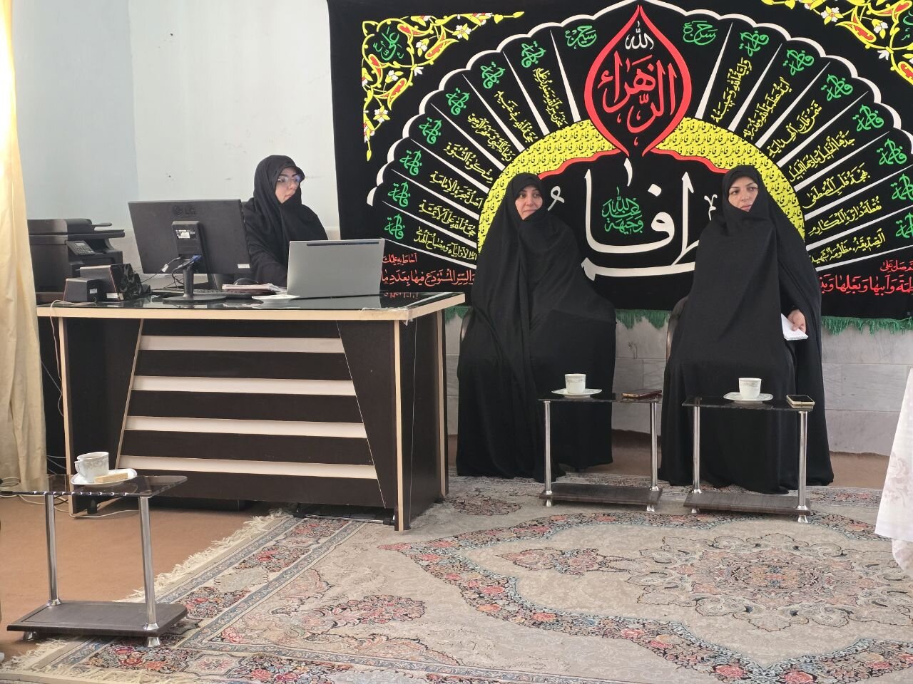بازدید مدیر حوزه علمیه خواهران استان یزد از  مدرسه علمیه ام‌ابیها(س) تفت