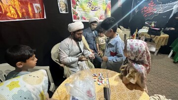 تصاویر/ حضور کودکان و نوجوانان در غرفه مدرسه علمیه دارالعلم اسلامی آیت الله اعتمادی