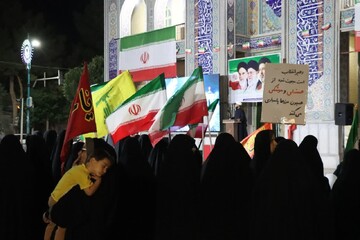 تصاویر/  هفتاد و یکمین شب از اقتدار و شکوه و عظمت مردم استوار ، انقلابی و با بصیرت شهر اشکذر