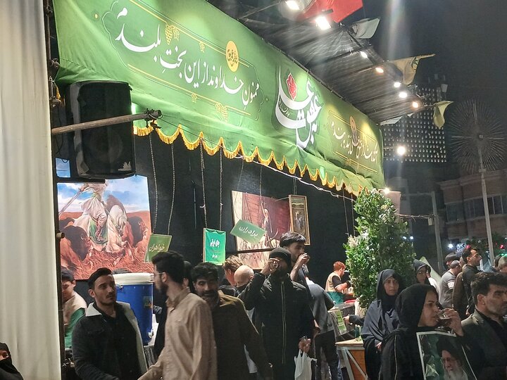 اجتماع وارثان زمین در تجلیل از ملت مجاهد یمن  در میدان شریعتی مشهد