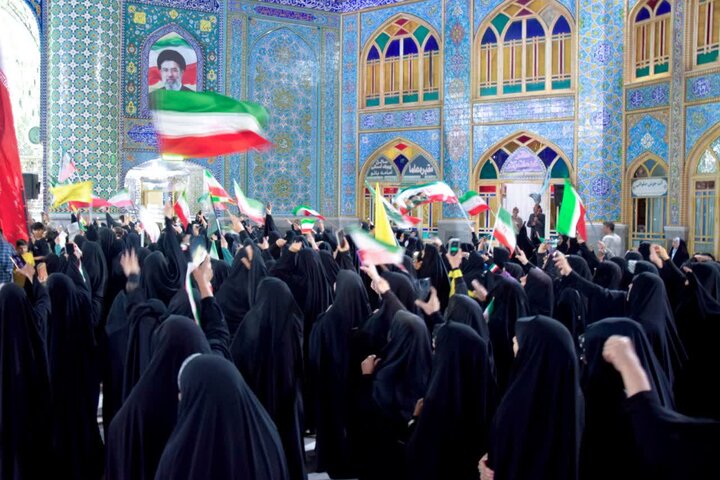 تصاویر/ هفتاد و یکمین شب از حماسه حضور مردم دارالشهدای آران وبیدگل در دفاع از وطن