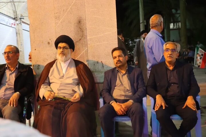تصاویر/ هفتاد و یکمین شب از شب‌های حماسه انتقام خون رهبر شهید انقلاب در شهرستان بافق