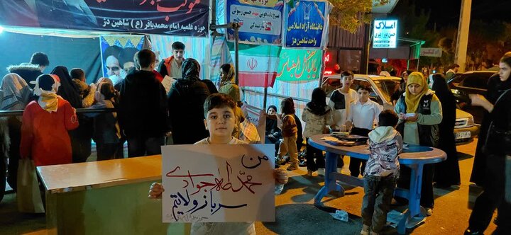تصاویر/ استمرار فعالیت موکب مدرسه علمیه شاهین دژ