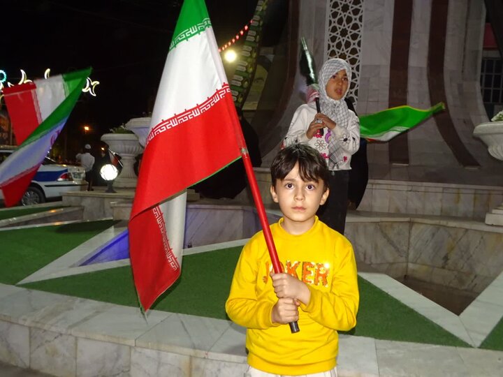 تصاویر/ خونخواهی رهبر شهید؛ فریاد یکپارچه مردم شهرستان چهاربرج در هفتاد و یکمین تجمع شبانه
