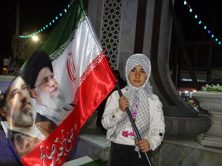 تصاویر/ خونخواهی رهبر شهید؛ فریاد یکپارچه مردم شهرستان چهاربرج در هفتاد و یکمین تجمع شبانه