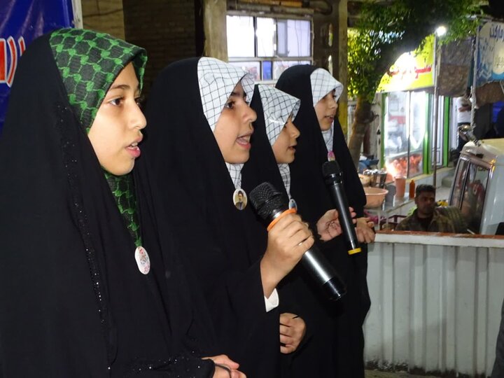 تصاویر/ خونخواهی رهبر شهید؛ فریاد یکپارچه مردم شهرستان چهاربرج در هفتاد و یکمین تجمع شبانه