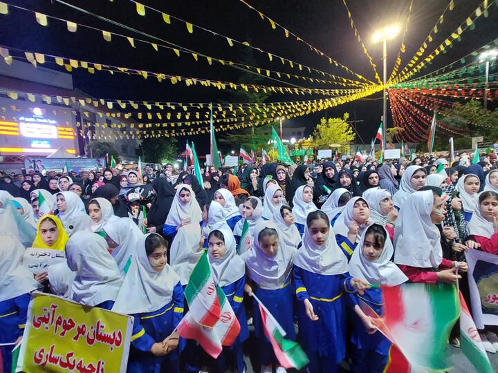 تصاویر / حضور حماسی ساری