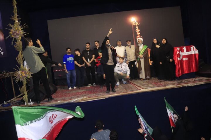 تصاویر/ حماسه آمل با حضور خادمان بازسازی عتبات عالیات