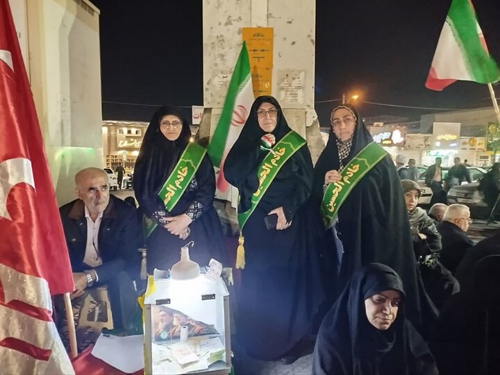 تصاویر/ حماسه آمل با حضور خادمان بازسازی عتبات عالیات