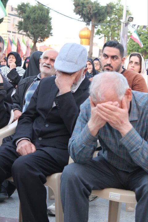 تصاویر/ مراسم دهمین سالگرد شهید مدافع حرم، شهید رضا حاجی زاده در بقعه امامزاده ابراهیم (ع) آمل