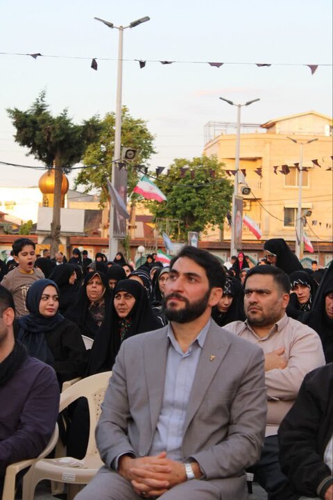 تصاویر/ مراسم دهمین سالگرد شهید مدافع حرم، شهید رضا حاجی زاده در بقعه امامزاده ابراهیم (ع) آمل