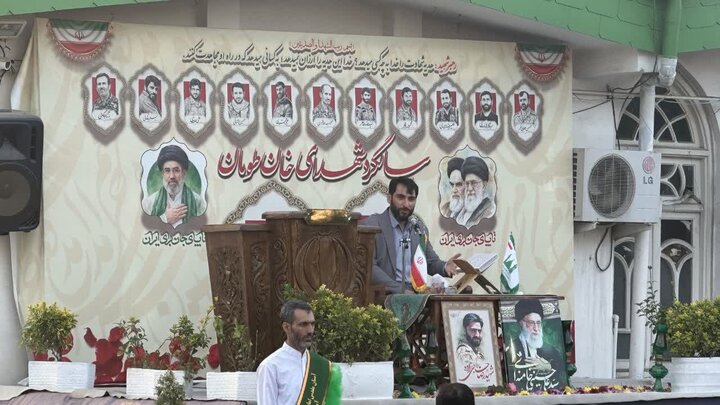 تصاویر/ مراسم دهمین سالگرد شهید مدافع حرم، شهید رضا حاجی زاده در بقعه امامزاده ابراهیم (ع) آمل