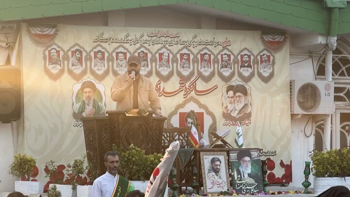 تصاویر/ مراسم دهمین سالگرد شهید مدافع حرم، شهید رضا حاجی زاده در بقعه امامزاده ابراهیم (ع) آمل