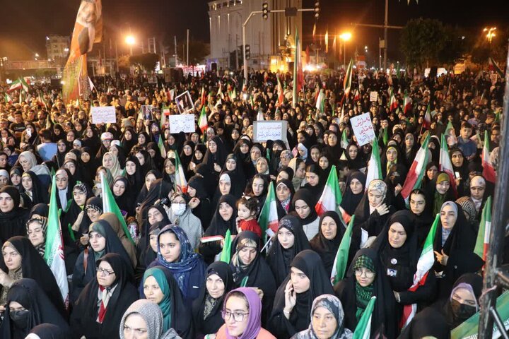 تصاویر/ هفتاد و سومین اجتماع شبانه مردمی در قرچک