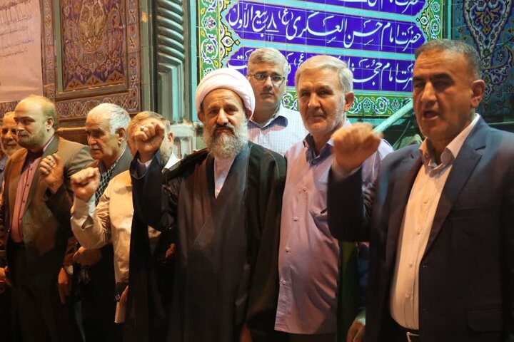 تصاویر/ هفتاد و سومین اجتماع شبانه مردمی در قرچک