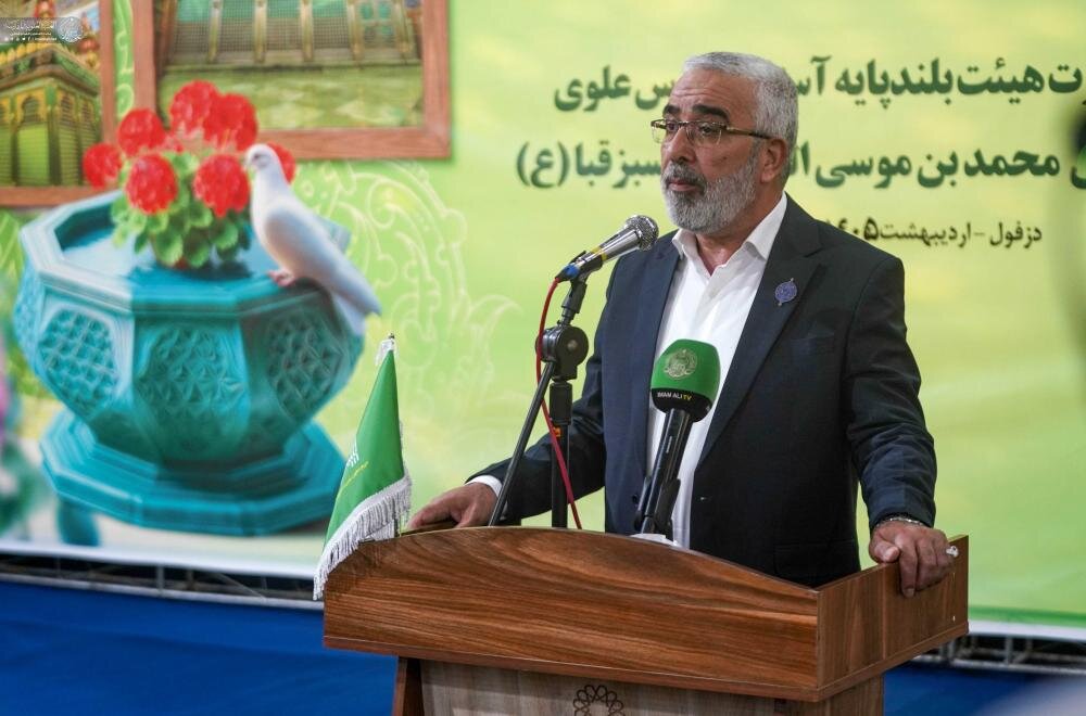 العتبة العلوية تعلن التكفّل بإعادة تذهيب ضريح السيد محمد بن الإمام موسى الكاظم (عليهما السلام) في مدينة دزفول الإيرانية