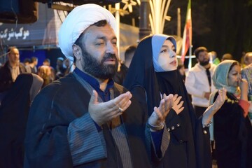 تصاویر/ هفتاد و دومین شب متوالی؛ فریاد خونخواهی رهبر شهید مردم منطقه ائل گلی تبریز