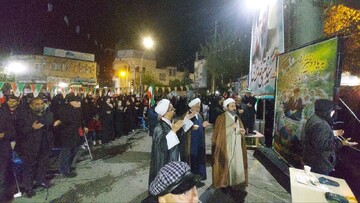بازدید مدیر حوزه‌های علمیه خواهران آذربایجان شرقی از موکب مدرسه الزهرا (س) شبستر