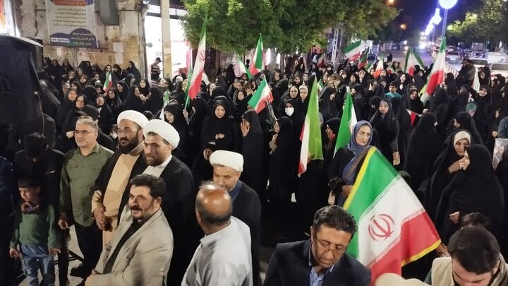 تصاویر/ مردم انقلابی میاندوآب در صف‌های اول هفتاد و دومین تجمع مردمی این شهرستان