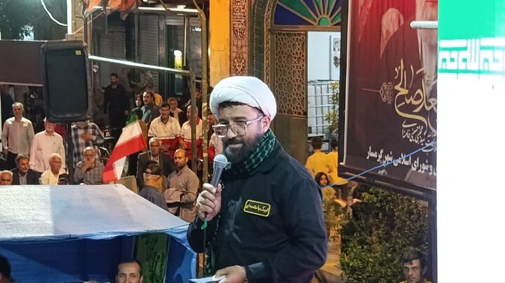 تصاویر/ گوشه‌هایی از تجمع خیابانی «شب‌های اقتدار» توسط مردم گرمسار