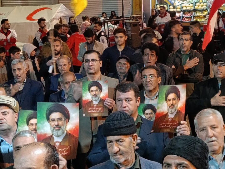تصاویر/ هفتاد و دومین شب متوالی؛ فریاد خونخواهی رهبر شهید مردم بستان آباد
