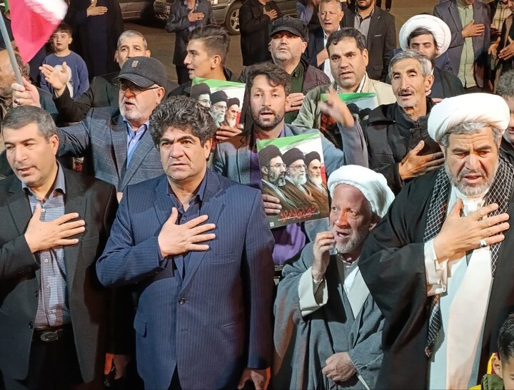 تصاویر/ هفتاد و دومین شب متوالی؛ فریاد خونخواهی رهبر شهید مردم بستان آباد