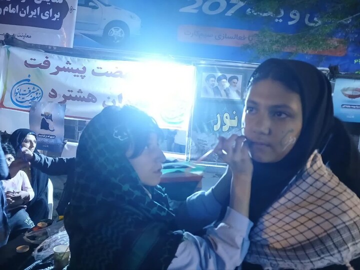 تصاویر/ هفتاد و دومین شب متوالی؛ فریاد خونخواهی رهبر شهید مردم هشترود